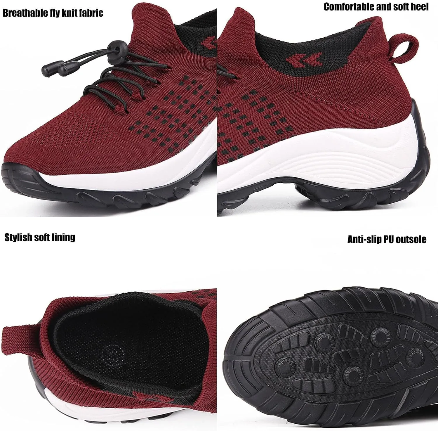 Lightweight Mesh Hiking Shoes,Breathable Orthopedic Sneakers,Non-Slip Trail Running Shoes,for Weightlifting Walking Rock Climbing Wrestling Boxing Travel