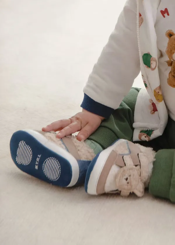 Mayoral Baby Trainers  9785-27  Beige-Azul
