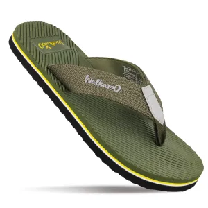Men's Flip-Flop Slippers - WC4235 Olive