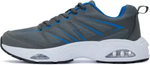 Mens Running Shoes Athletic Tennis Shoes Breathable Fashion Sneakers for Walking Gym Workout Jogging Bluegrey Size 10