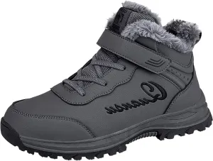 Mens Winter Snow Boots, Waterproof Hiking Boots Warm Non Slip Boots Trekking Trail Climbing Shoes Women's Winter Boots