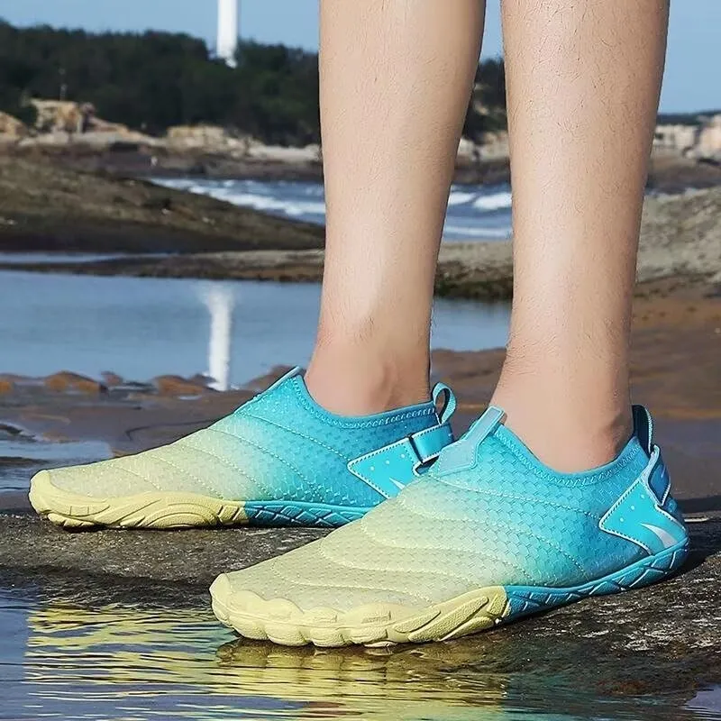 Men's Women's Concise Soft Water Shoes for Summer Beach Sport Diving Aqua