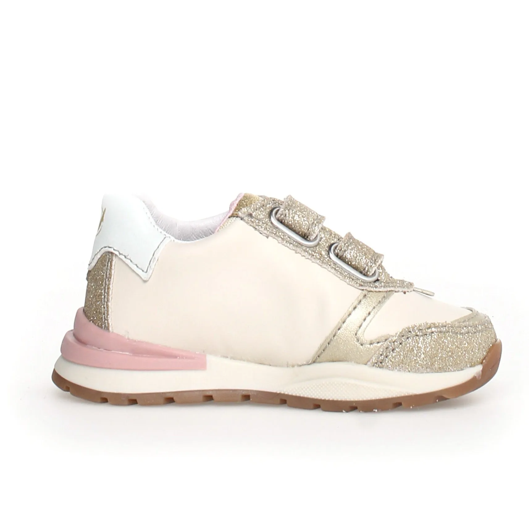 Naturino Girl's Quelly Sneakers - Platinum-Multi