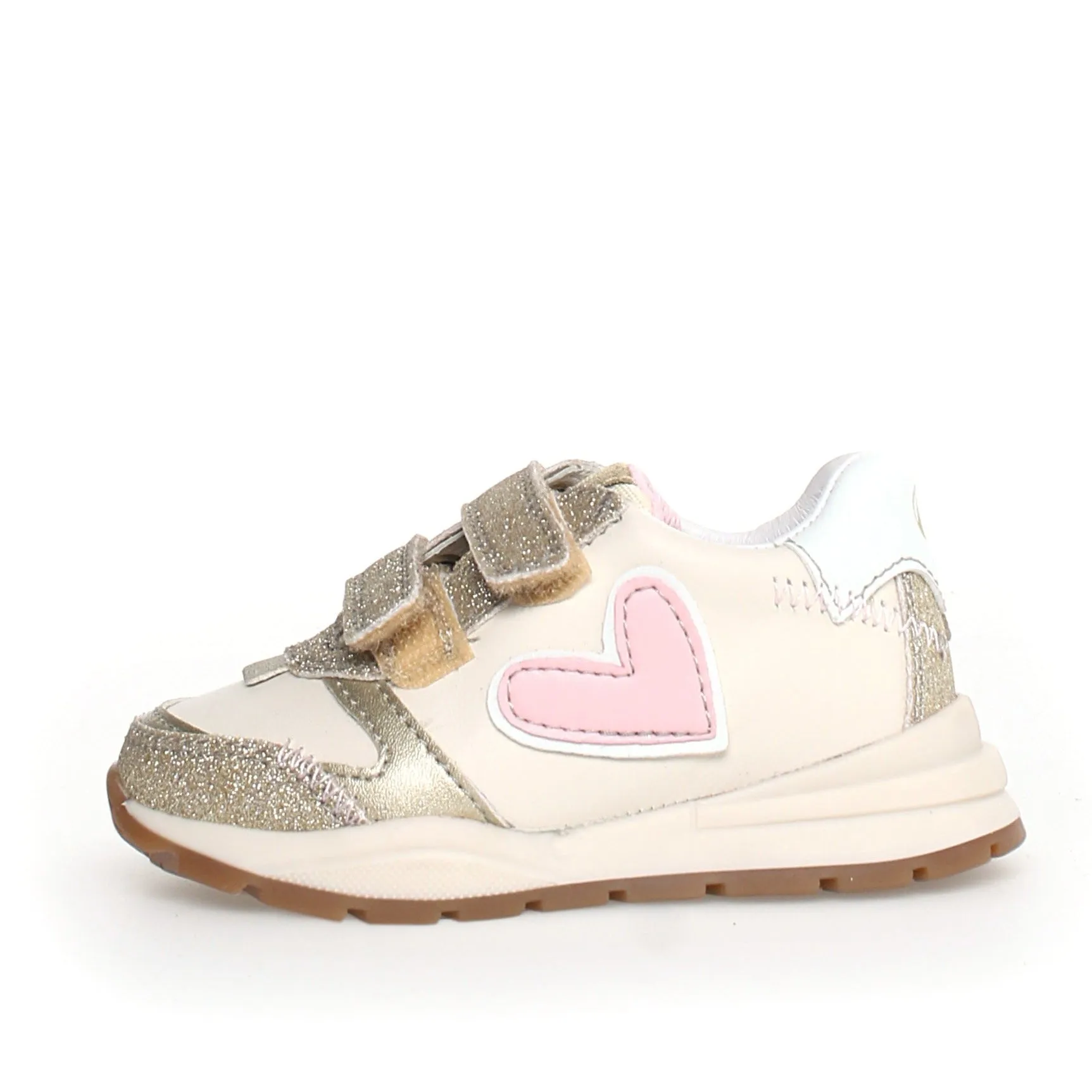 Naturino Girl's Quelly Sneakers - Platinum-Multi