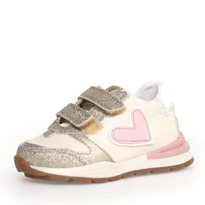 Naturino Girl's Quelly Sneakers - Platinum-Multi