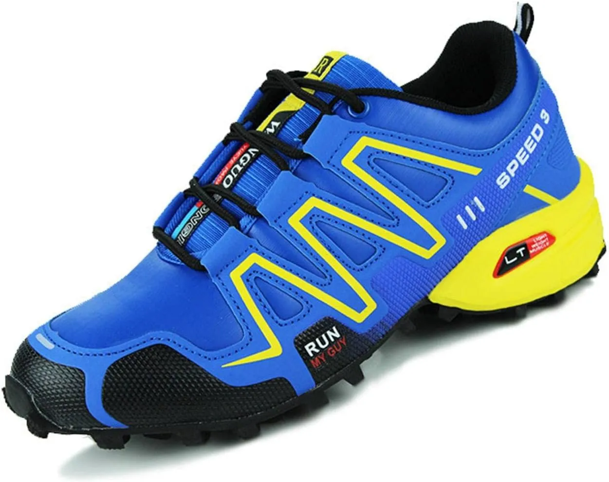 NC Fashion Men's Waterproof Non-Slip Wear-Resistant Hiking Shoes Outdoor Running Cross-Country Hiking Sports Shoes