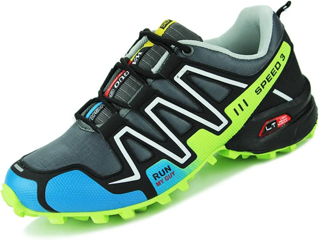 NC Fashion Men's Waterproof Non-Slip Wear-Resistant Hiking Shoes Outdoor Running Cross-Country Hiking Sports Shoes