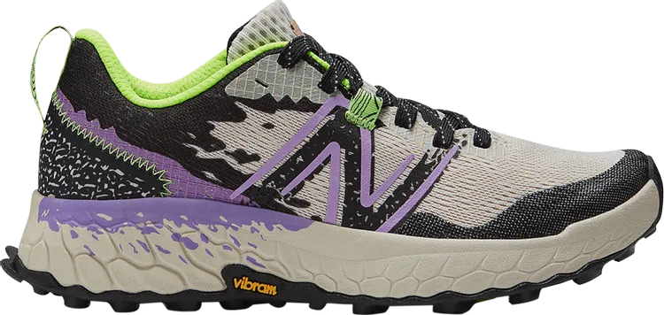 New Balance Wmns Fresh Foam X Hierro v7 'Electric Purple Pixel Green' sneakers, purple