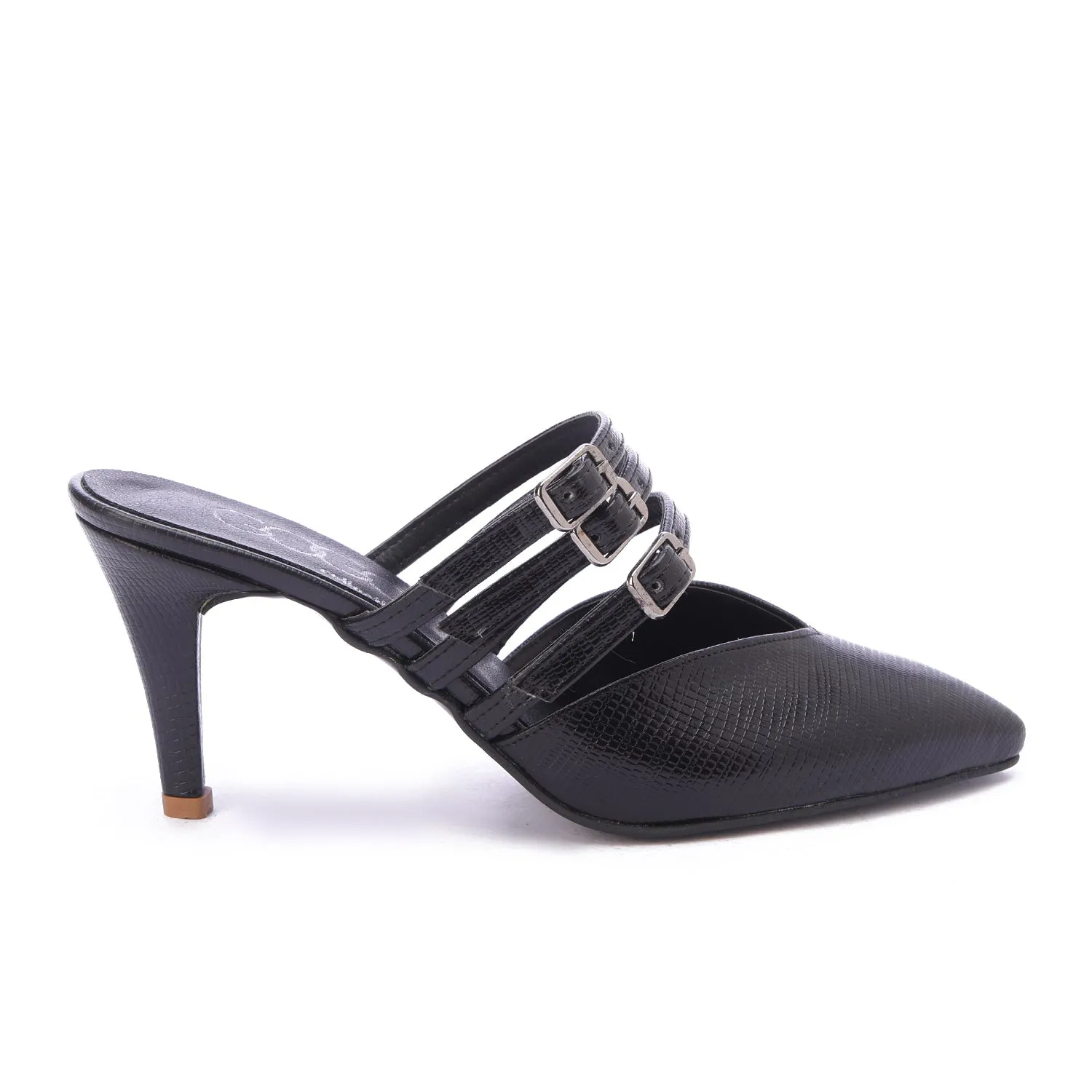 Noir Stride Heels-black