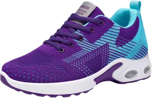 Orthopedic Shoes for Women, Comfort Wear Orthowear Sneakers Breathable Mesh Casual Footwear Walking Running Sneakers with Arch Support Soft Comfy Cushion