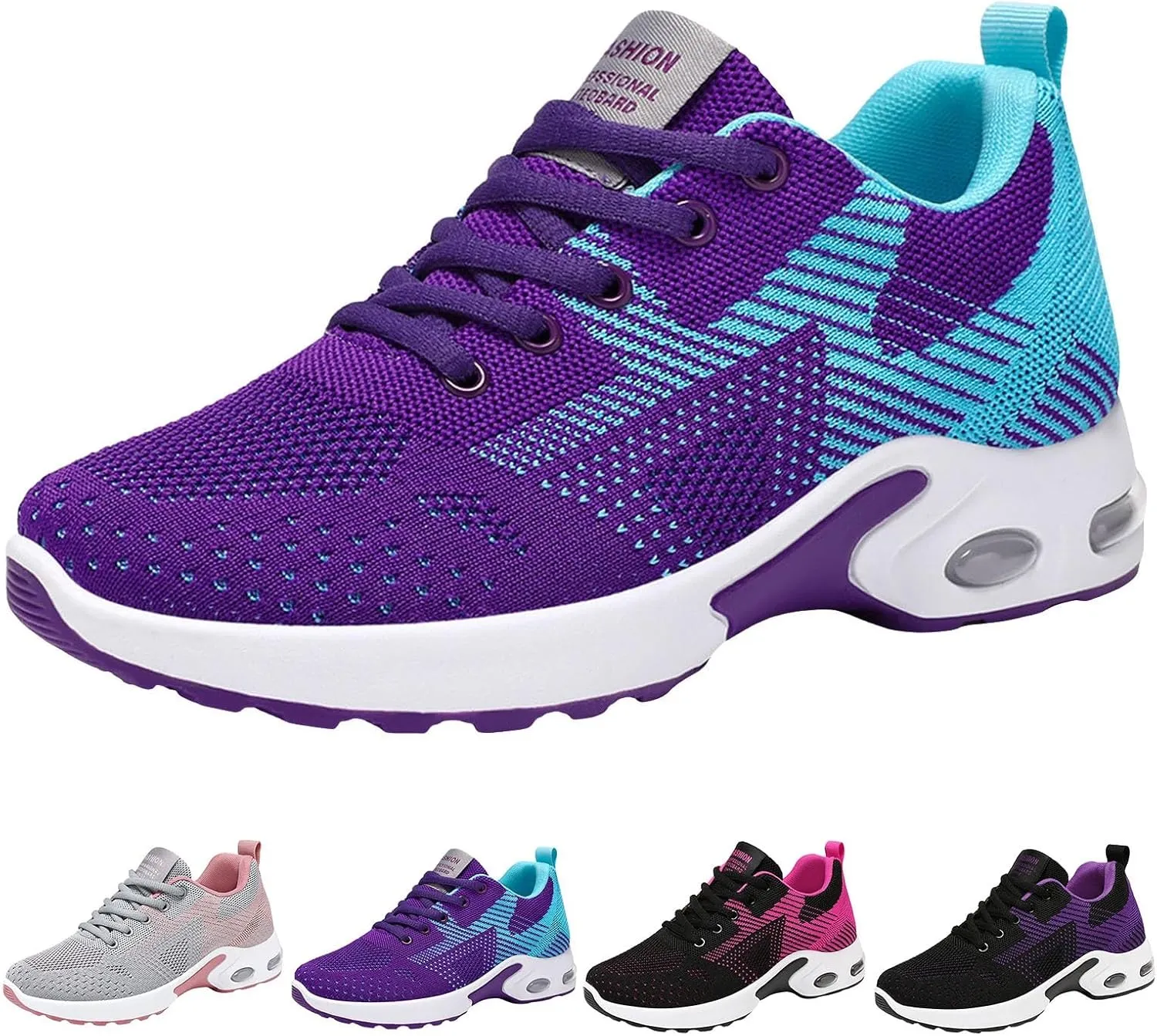 Orthopedic Shoes for Women, Comfort Wear Orthowear Sneakers Breathable Mesh Casual Footwear Walking Running Sneakers with Arch Support Soft Comfy Cushion
