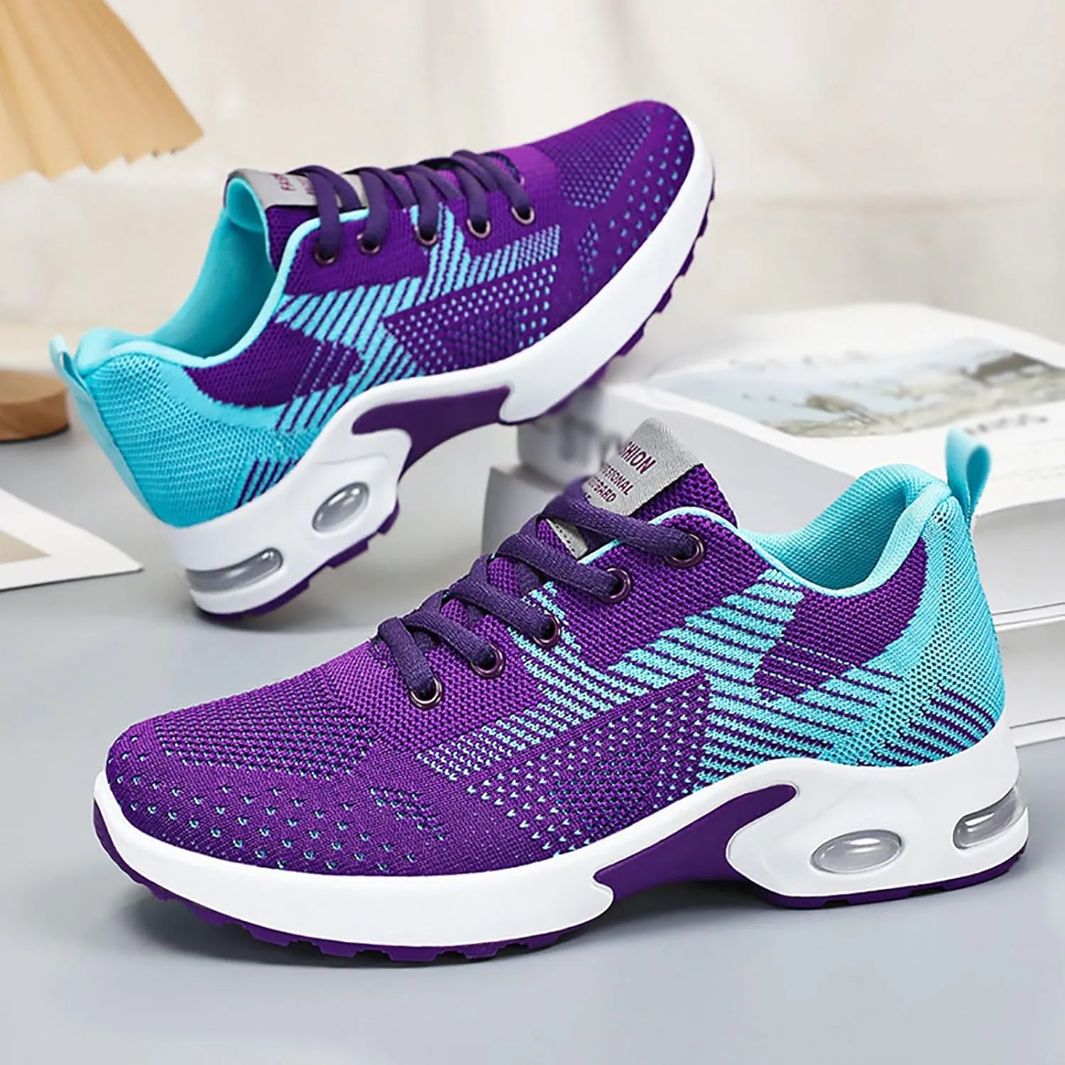 Orthopedic Shoes for Women, Comfort Wear Orthowear Sneakers Breathable Mesh Casual Footwear Walking Running Sneakers with Arch Support Soft Comfy Cushion