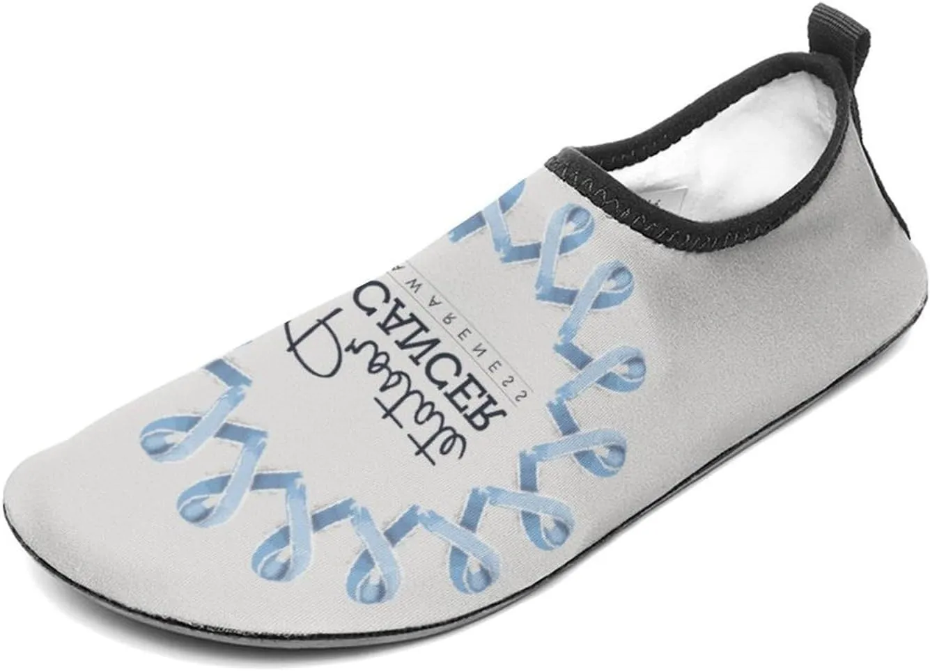 Prostate Cancer Awareness Month Water Shoes Beach Shoes Aqua Socks for Women Men Swimming Yoga