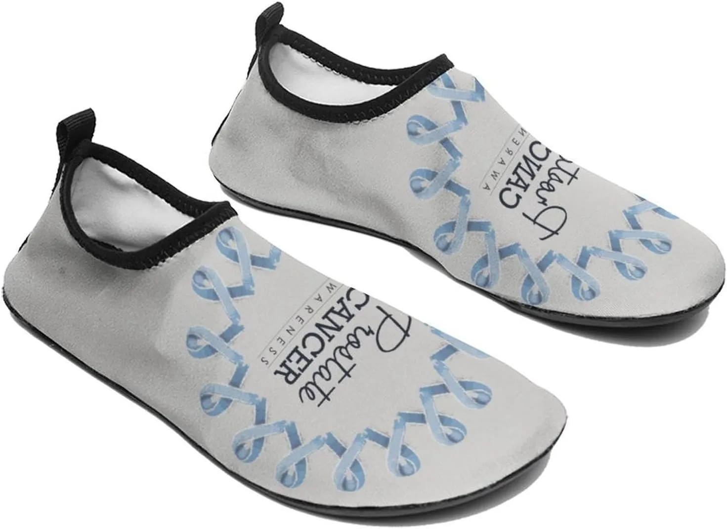Prostate Cancer Awareness Month Water Shoes Beach Shoes Aqua Socks for Women Men Swimming Yoga