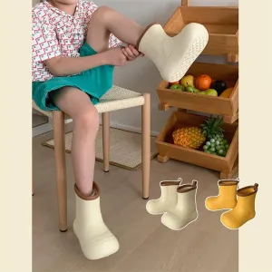 Rain Boots for Women Cartoon Ladies Outdoor Non-Slip Waterproof Students Four Seasons Universal Rainy Rubber Shoes