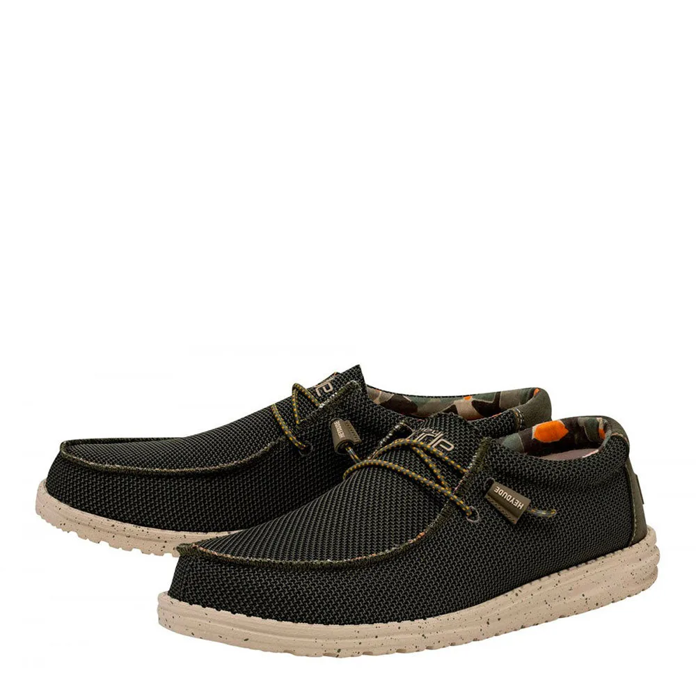 Scarpe Uomo HEY DUDE linea Wally Sox colore Pine 3VK