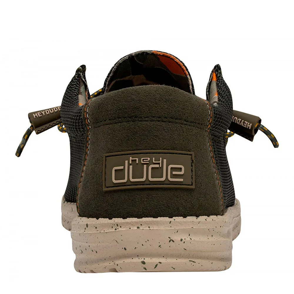 Scarpe Uomo HEY DUDE linea Wally Sox colore Pine 3VK