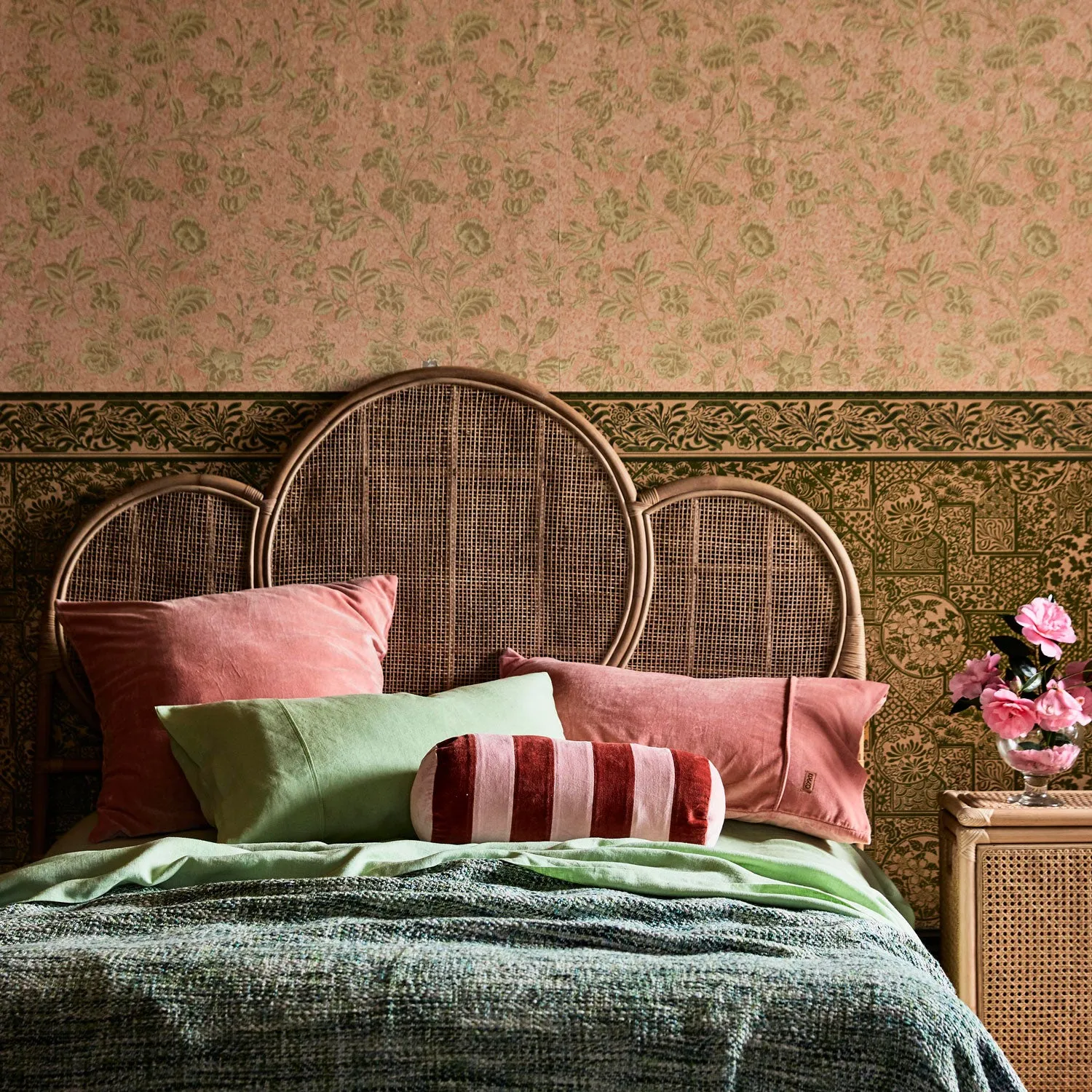 Shrimp Velvet Pillowcase Set - Kip & Co.