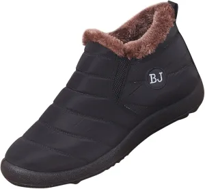 Snow Boots for Men Warm Furry Lined Footwear Waterproof Outdoor Comfort Winter Boots Non-slip Cold Weather Shoes Hiking Boot Trekking Boots