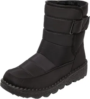 Snow Boots for Women Womens Winter Boots Warm Thick Bottom Wide Calf Women Winter Boots Outdoor with Buckle Comfy