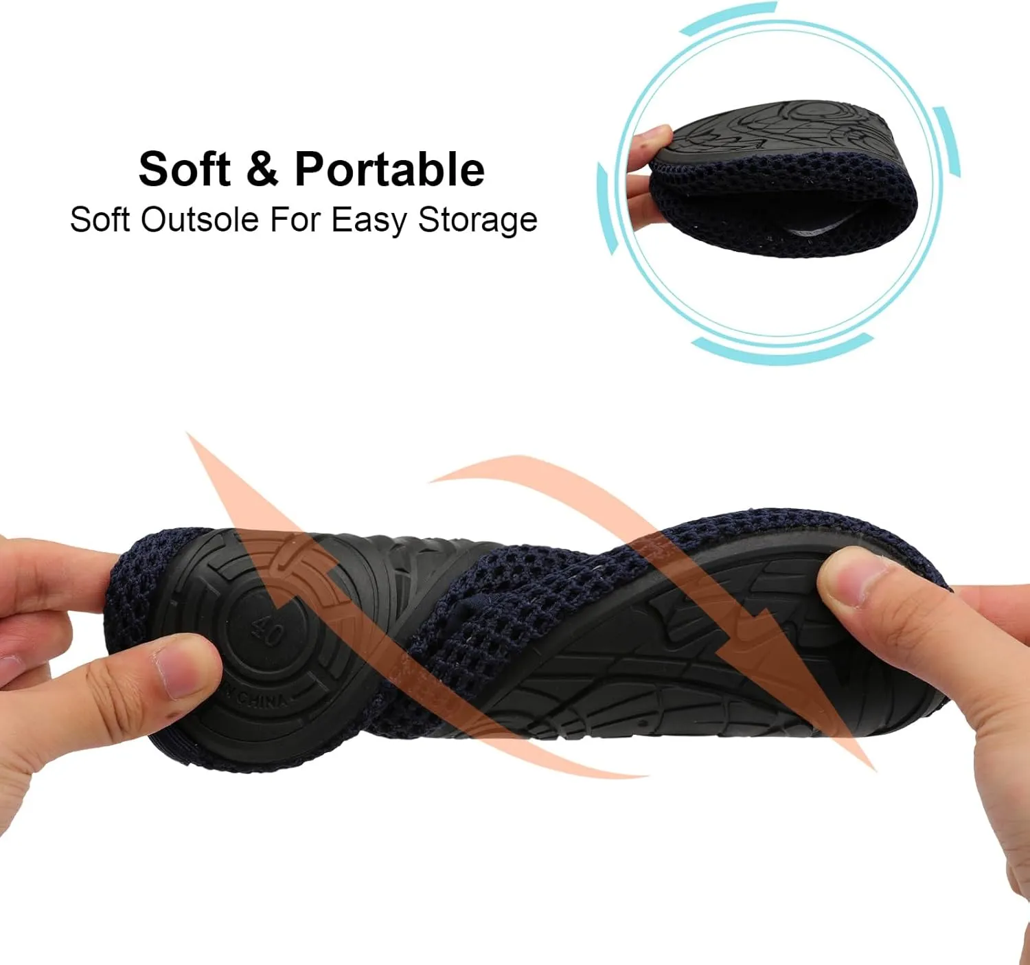 Spesoul Water Shoes for Women Men Quick Dry Aqua Socks Water Sneakers Outdoor Beach Swim Shoes