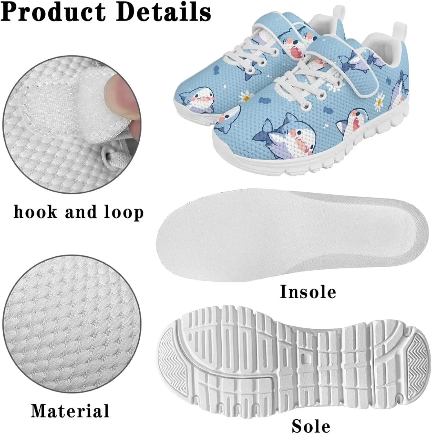 Teen Kids Single Buckle Sneaker,Boys Light Breathable Mesh Sneakers Sports Children Jogging Sports Training Shoes