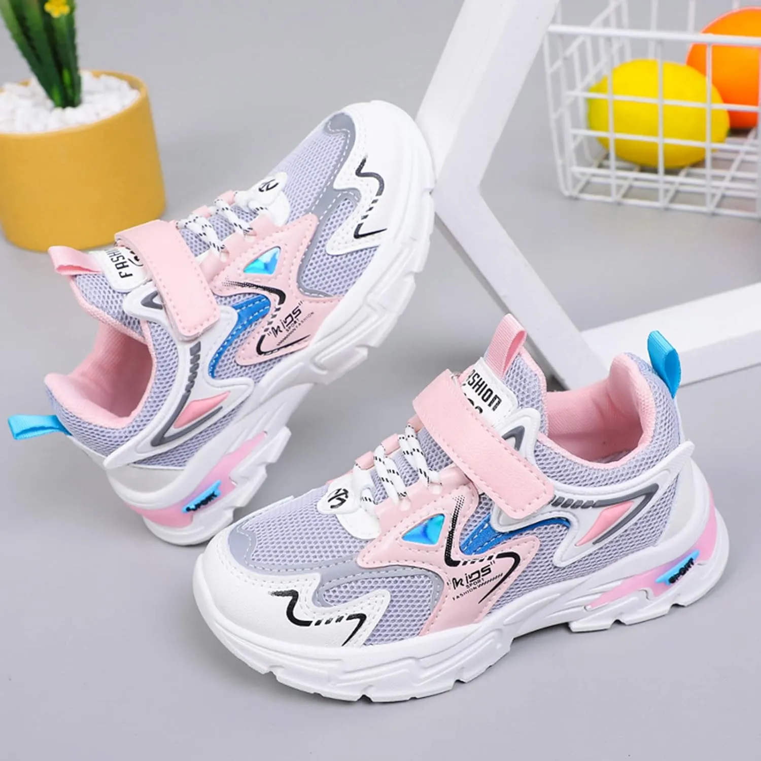 Toddler Kids Sports Sneaker for Boys and Girls Non Slip Lightweight Mesh Waterproof Shoes Walking Sports Casual Shoes