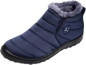 Waterproof Winter Boots Women Wide Width Winter Snow Boots for Women Size 12 Fur Lined Mid Calf Winter Boots Women Womens Rubber Boots Waterproof Size 11 Botas Termicas Para Mujer Con Casquillo