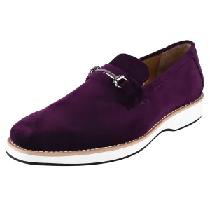 Welkar Men Velvet Causal Buckle Slip-On Loafers Shoes