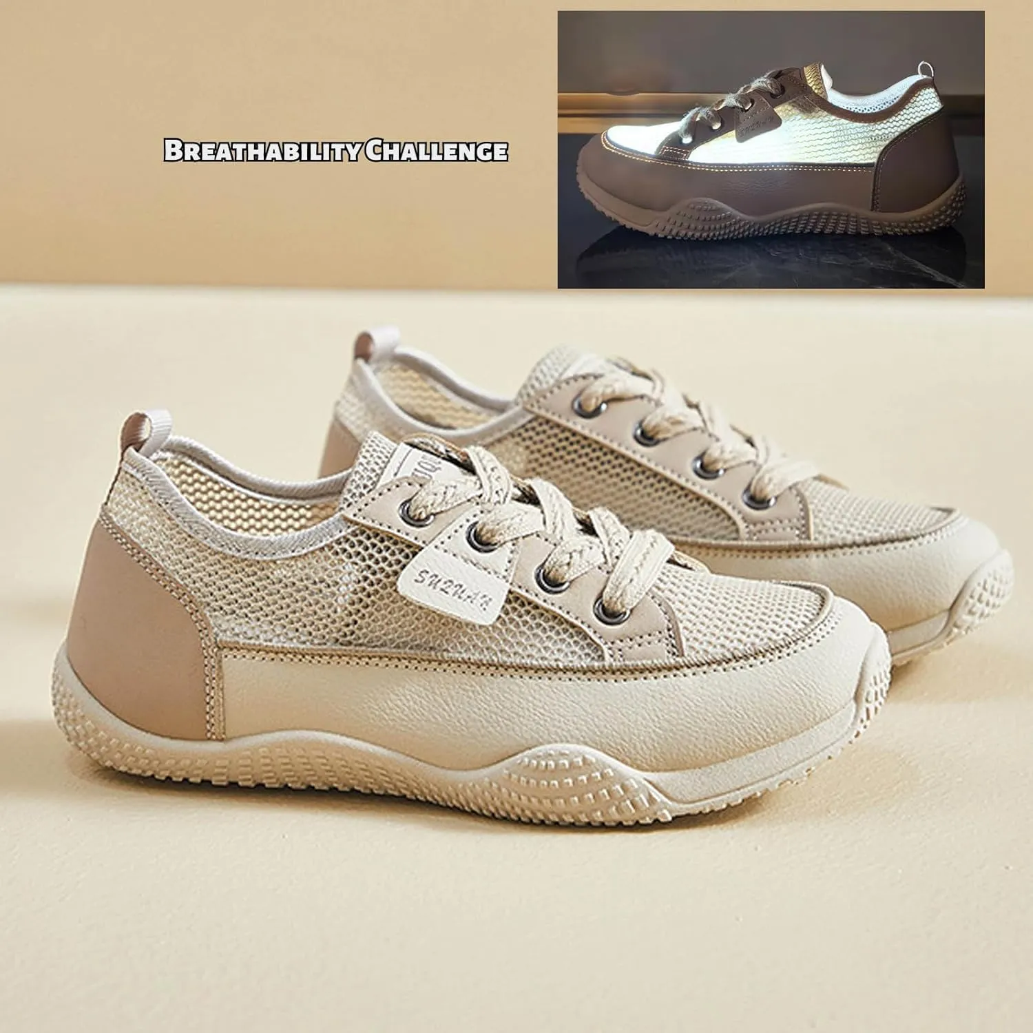 Women'S Mesh Breathable Trail Shoes for Hiking & Walking,Summer Sports Sandals,Lightweight Soft Closed-Toe Casual Sports Shoes