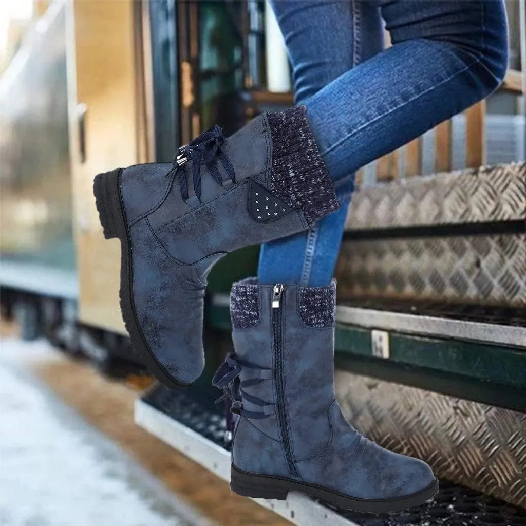 Women's Wide Width Go Snow Boots Womens Hiking Boots Waterproof Winter Boots for Women Snow Comfortable Ankle Boots for Women Walking All Day Waterproof Botas De Invierno Para Mujer Con Tacones